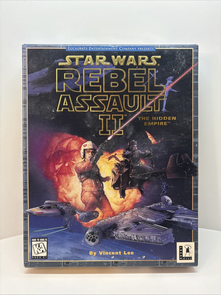 Star Wars Rebel Assault 2 PC CD-ROM Big Box No Manual