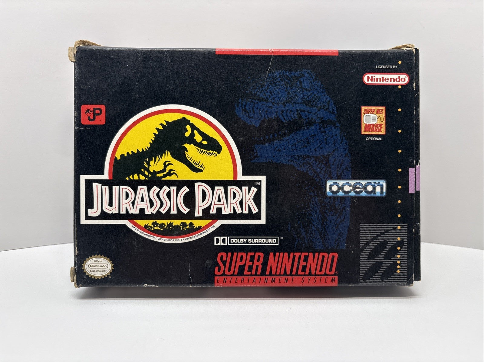 Jurassic Park (Super Nintendo / SNES, 1993) CIB, Complete w/ Manual - Authentic