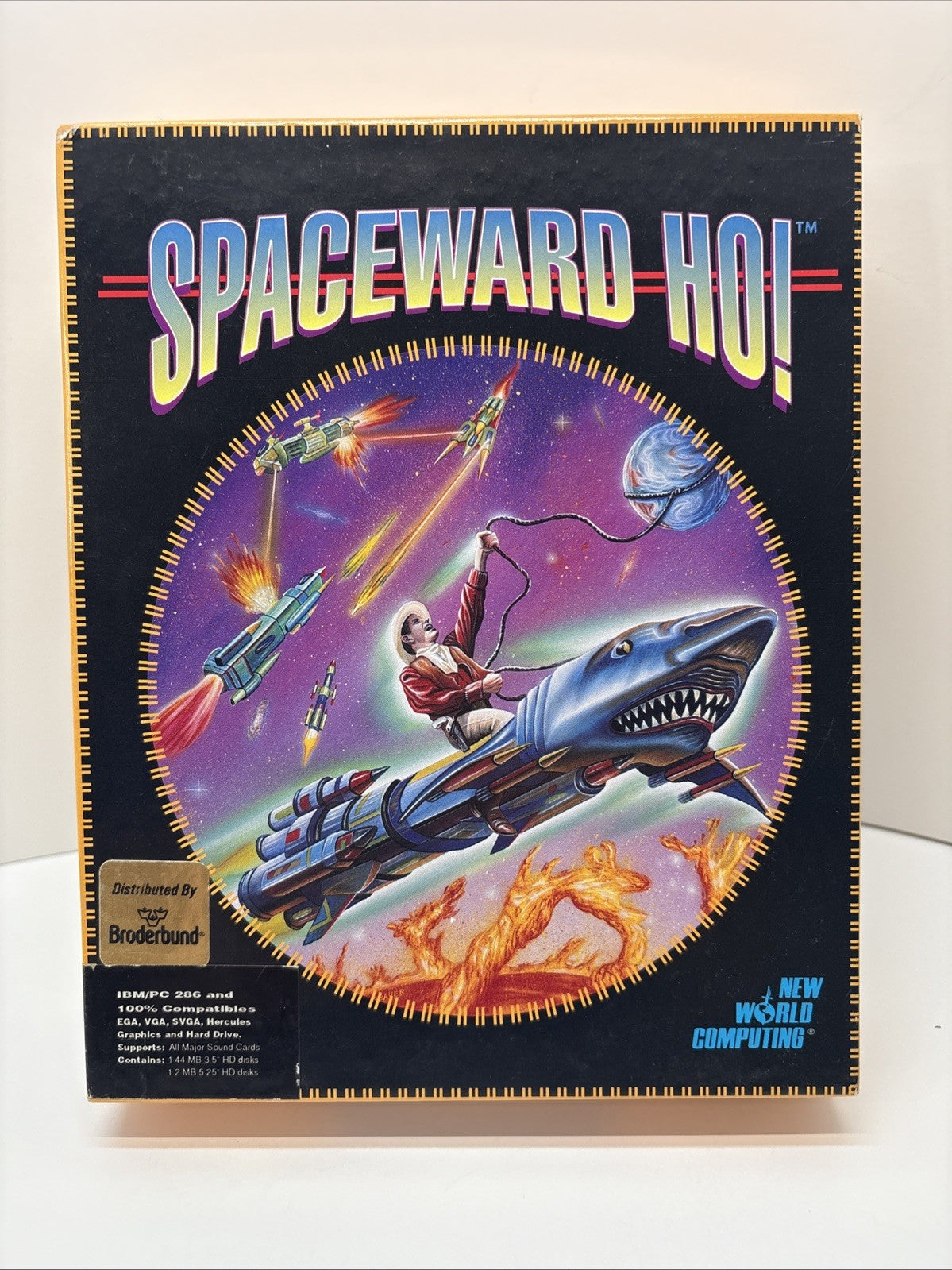 Spaceward Ho! By New World Computing (1992) PC - 3.5” & 5.25” Disks - Big Box