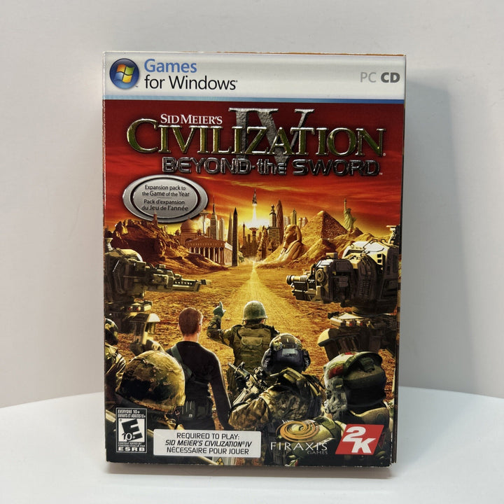 Sid Meiers Civilization IV: Beyond The Sword Expansion Pack (PC, 2007)