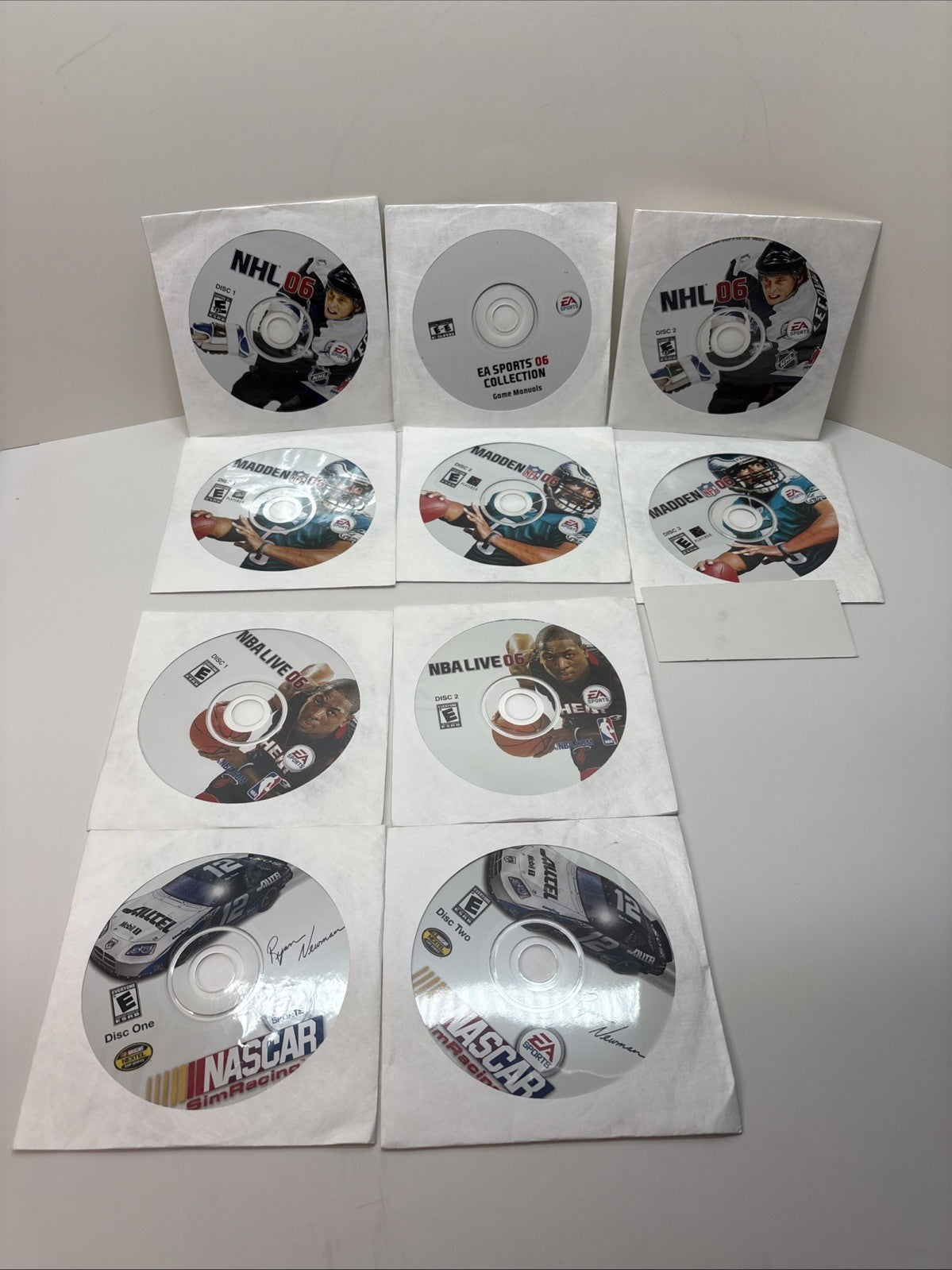 EA Sports 06 Collection PC 4 games:  NHL PGA NBA NASCAR Madden NFL - Discs Only