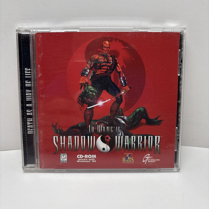Lu Wang is Shadow Warrior (Jewel Case) (PC, 1997) 3D Realms Mature 17+ Tested