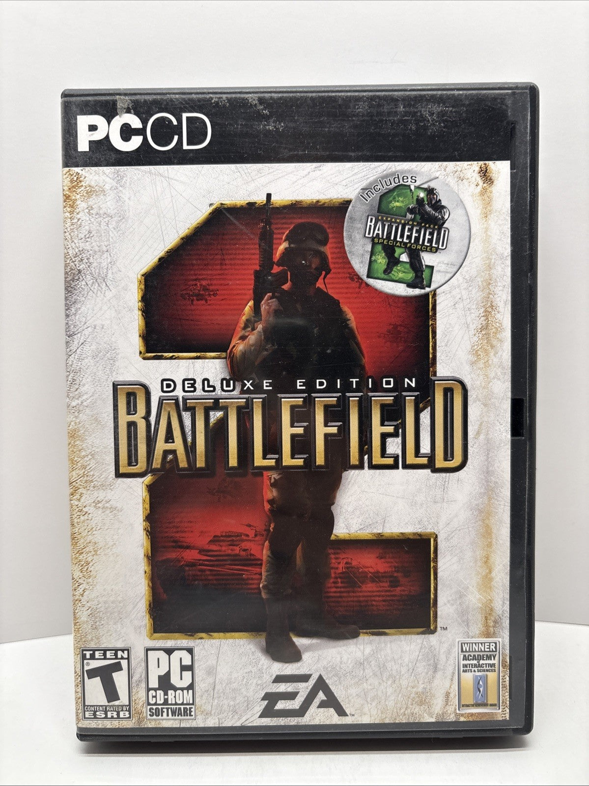 BATTLEFIELD 2 DELUXE EDITION (2006) - EA PC CD-ROM