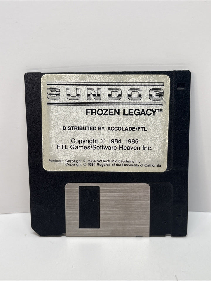 SUNDOG FROZEN LEGACY (1985) By ACCOLADE & FTL for Atari ST