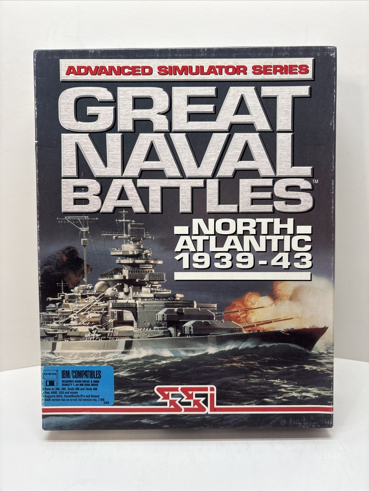 Great Naval Battles North Atlantic 1939-43 (1992) Big Box Complete + Bonus CD