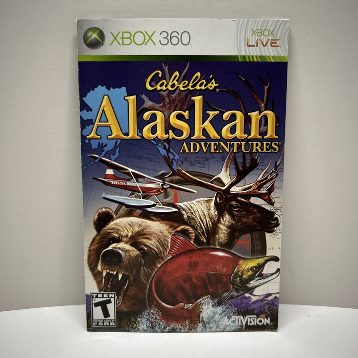 Cabela's Alaskan Adventures - Xbox 360 Manual Only - No Game