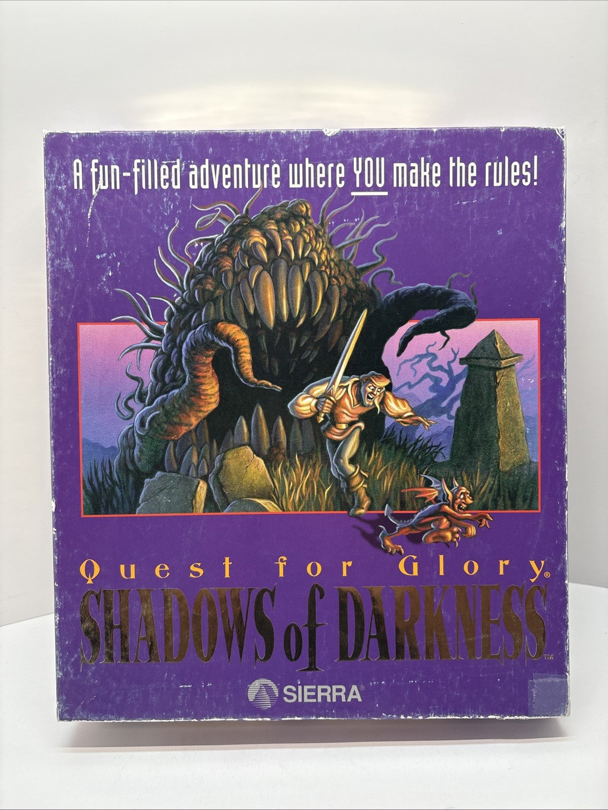 Quest for Glory: Shadows of Darkness (PC, 1993) 3.5" Floppies Big Box + Guide