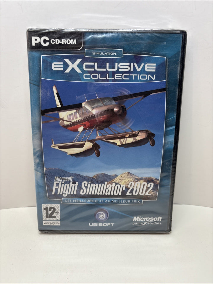 Microsoft Flight Simulator 2002 (PC CD-ROM) Sealed French - Exclusive Collection