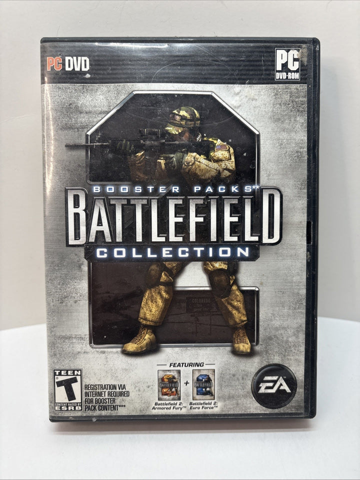 Battlefield: 2 Booster Packs Collection (PC Game 2006) Euro Force & Armored Fury