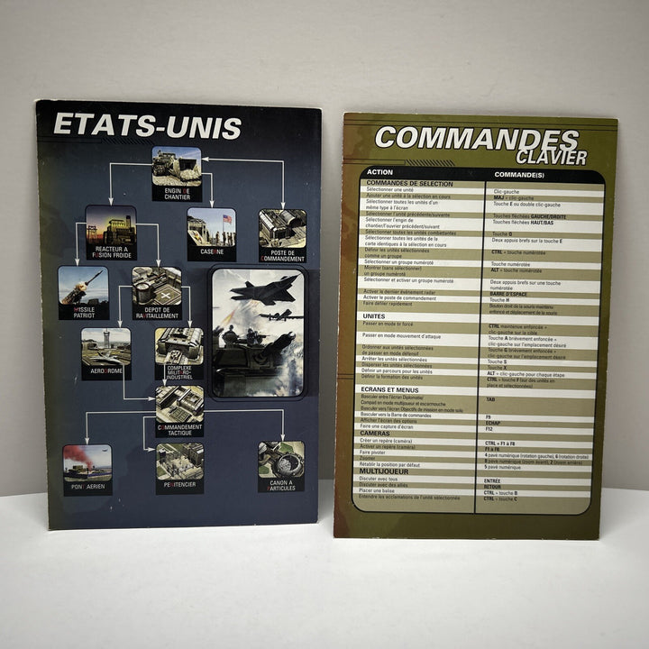 Command And Conquer : Generals - Zero Hour - Tech Tree & Insert Only - French