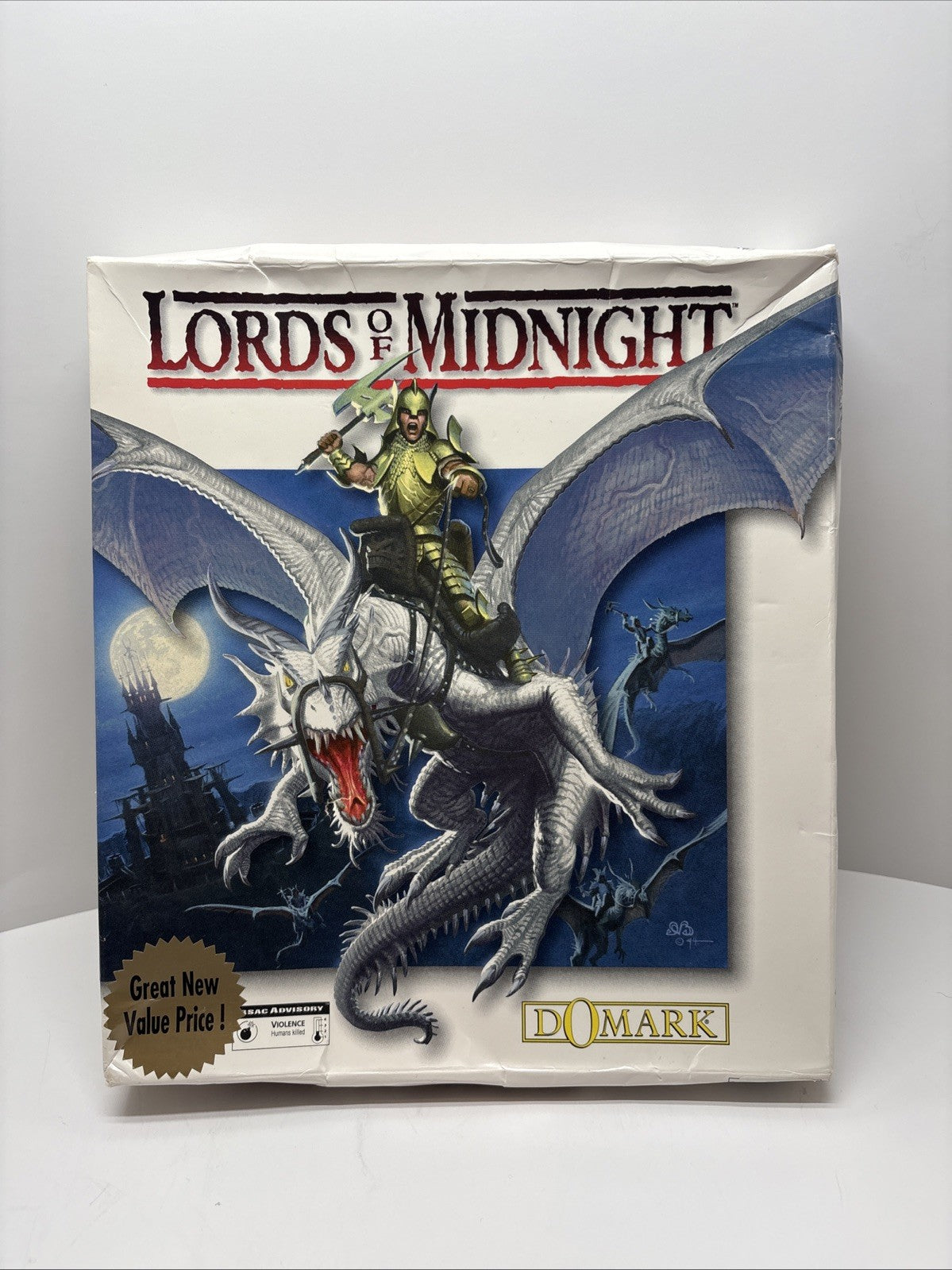 Lords of Midnight (1995) Damaged Box - Sealed Jewel Case & Letter