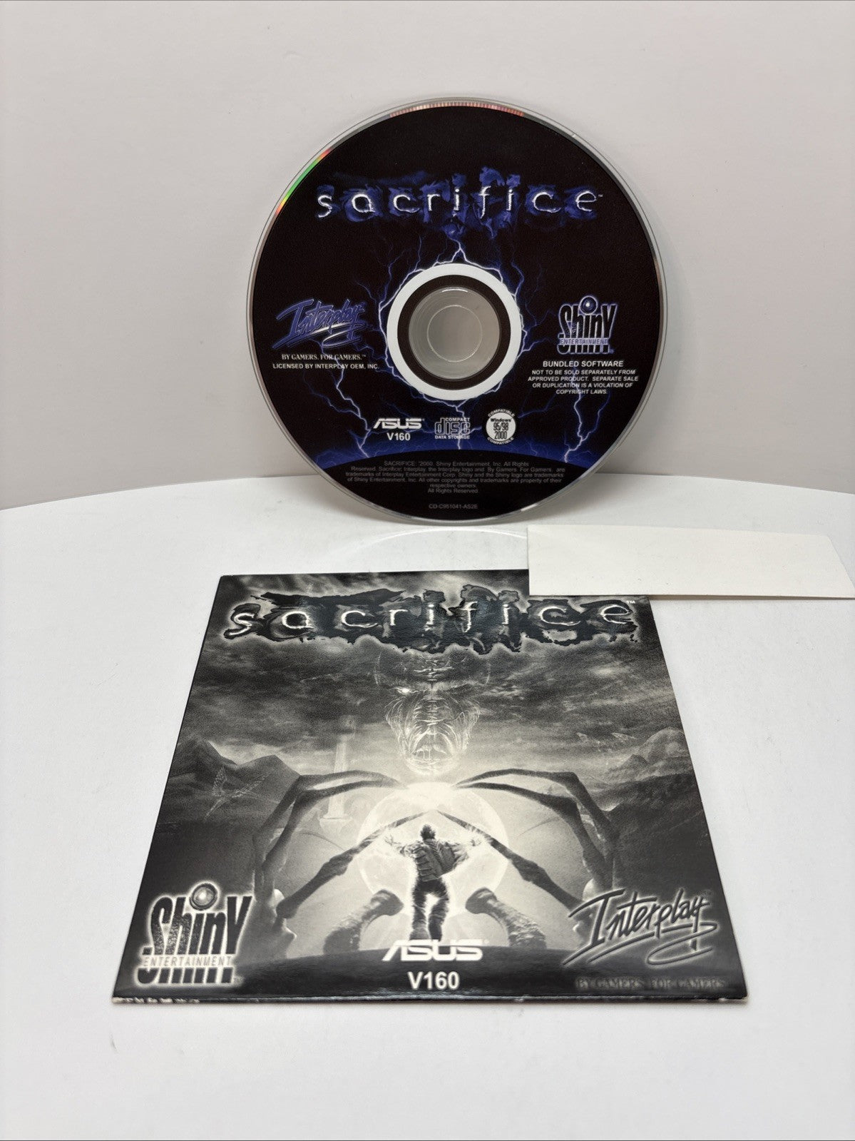 Sacrifice PC CD-ROM ASUS OEM Bundle V160 Interplay