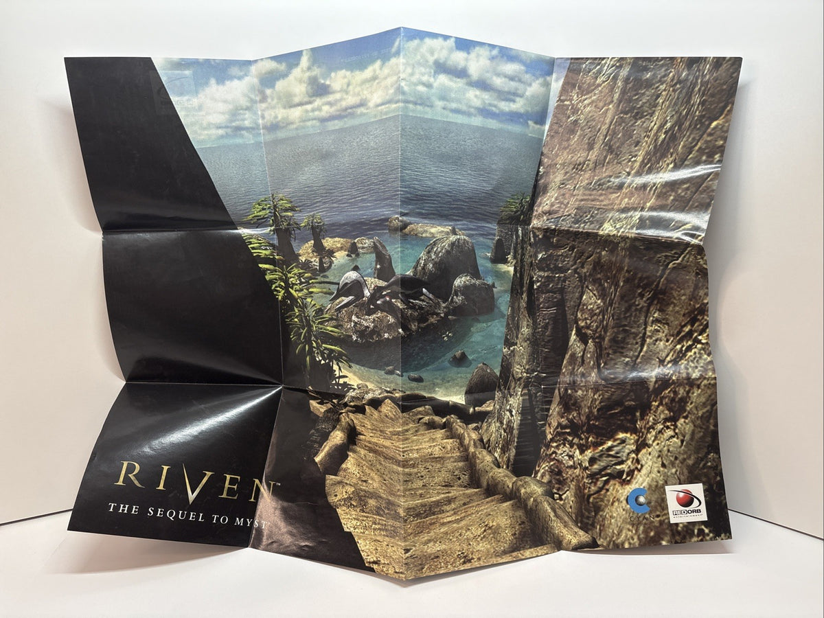 Riven the Sequel to Myst - Red Orb - Poster / Back Catalog Insert Only