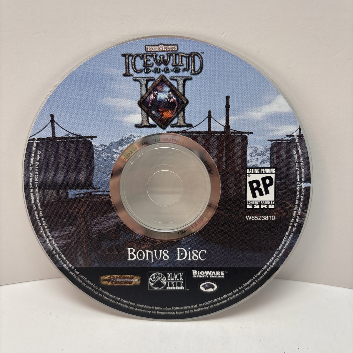 Icewind Dale II Bonus Disc Only - Complete Your Copy!