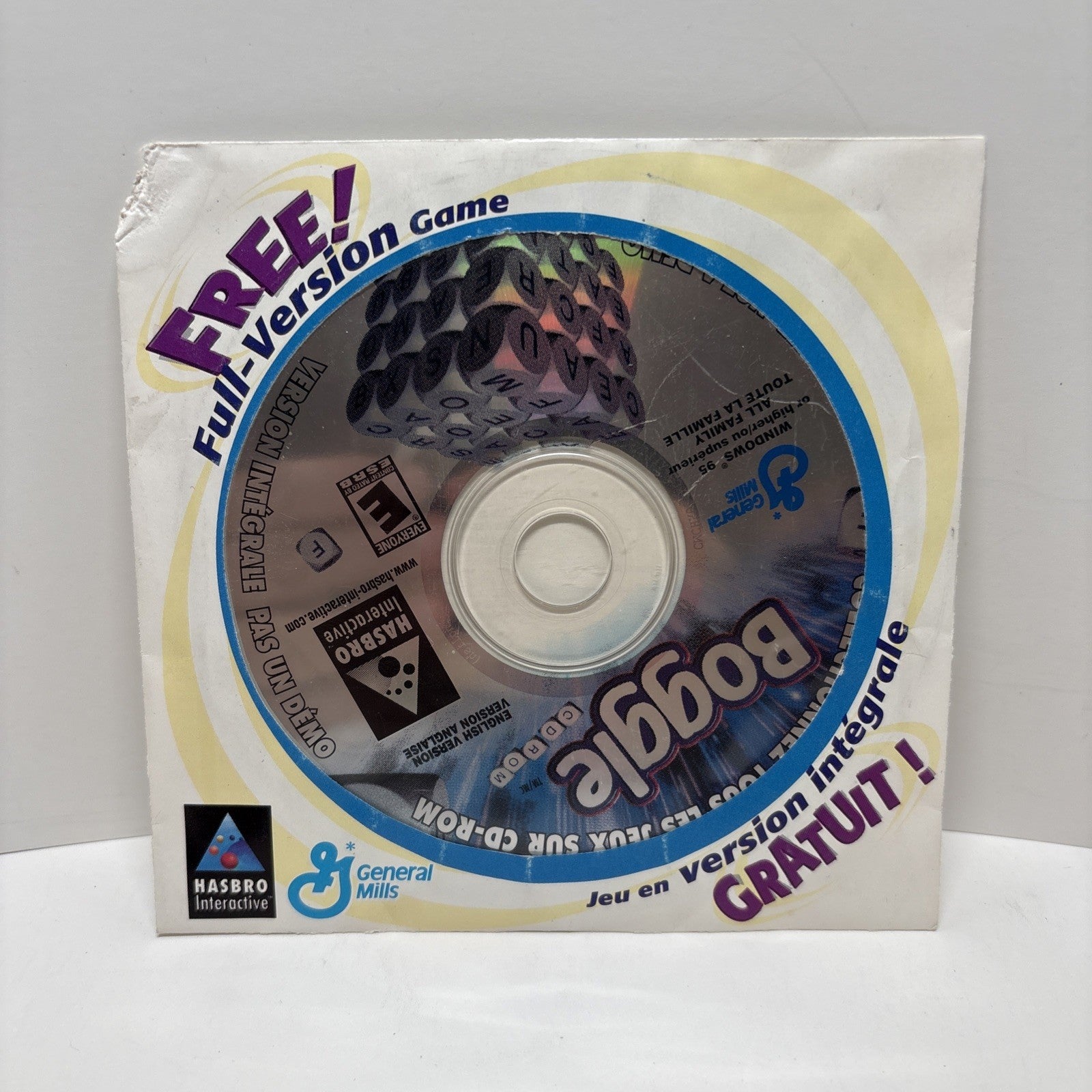 Boggle Hasbro Interactive CD-Rom - General Mills Cereal Promo (PC, 2000)  Sealed