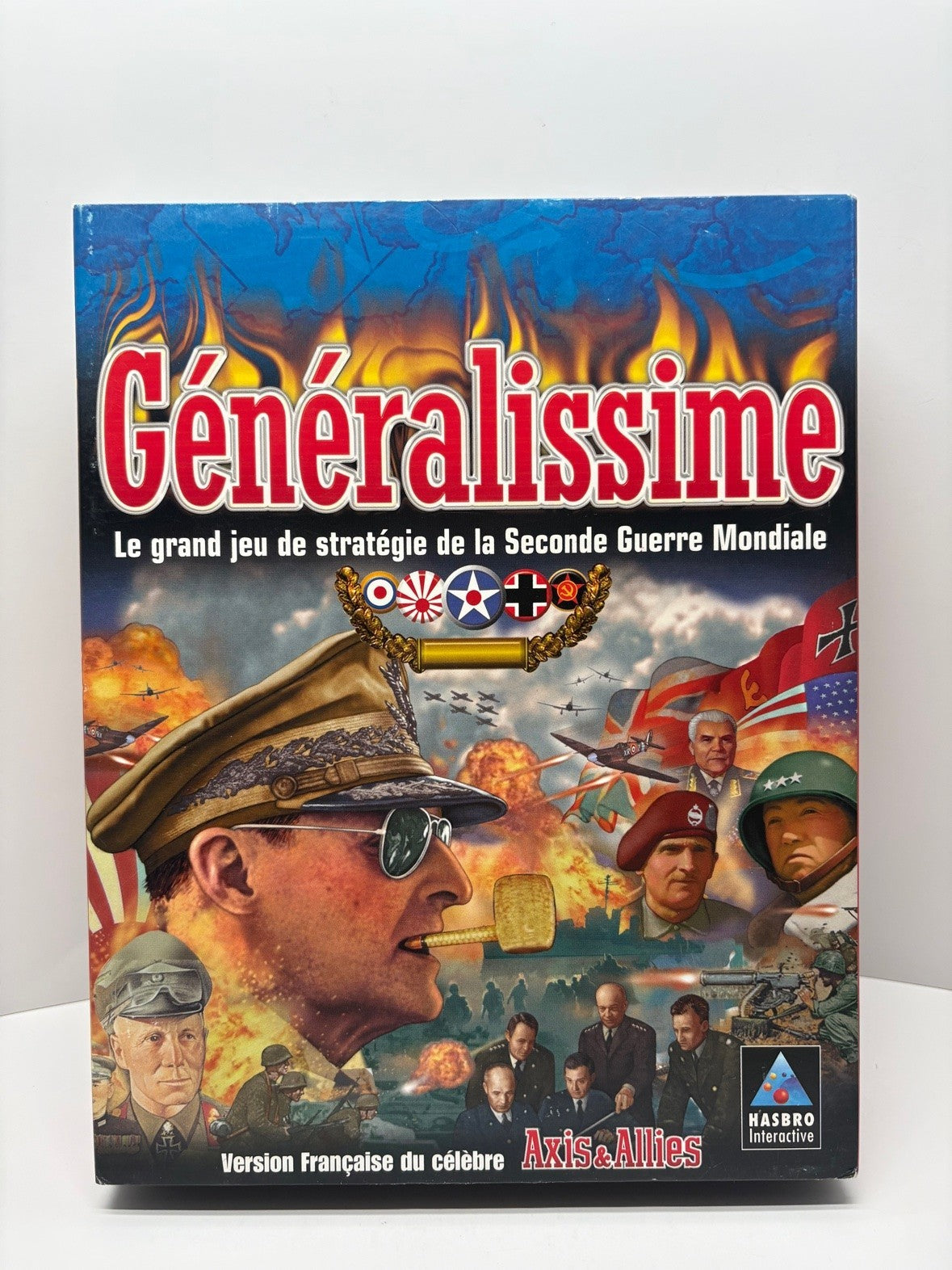 Generalissime Axis and Allies PC CD-ROM FR Edition Big Box Hasbro 1998 Complete