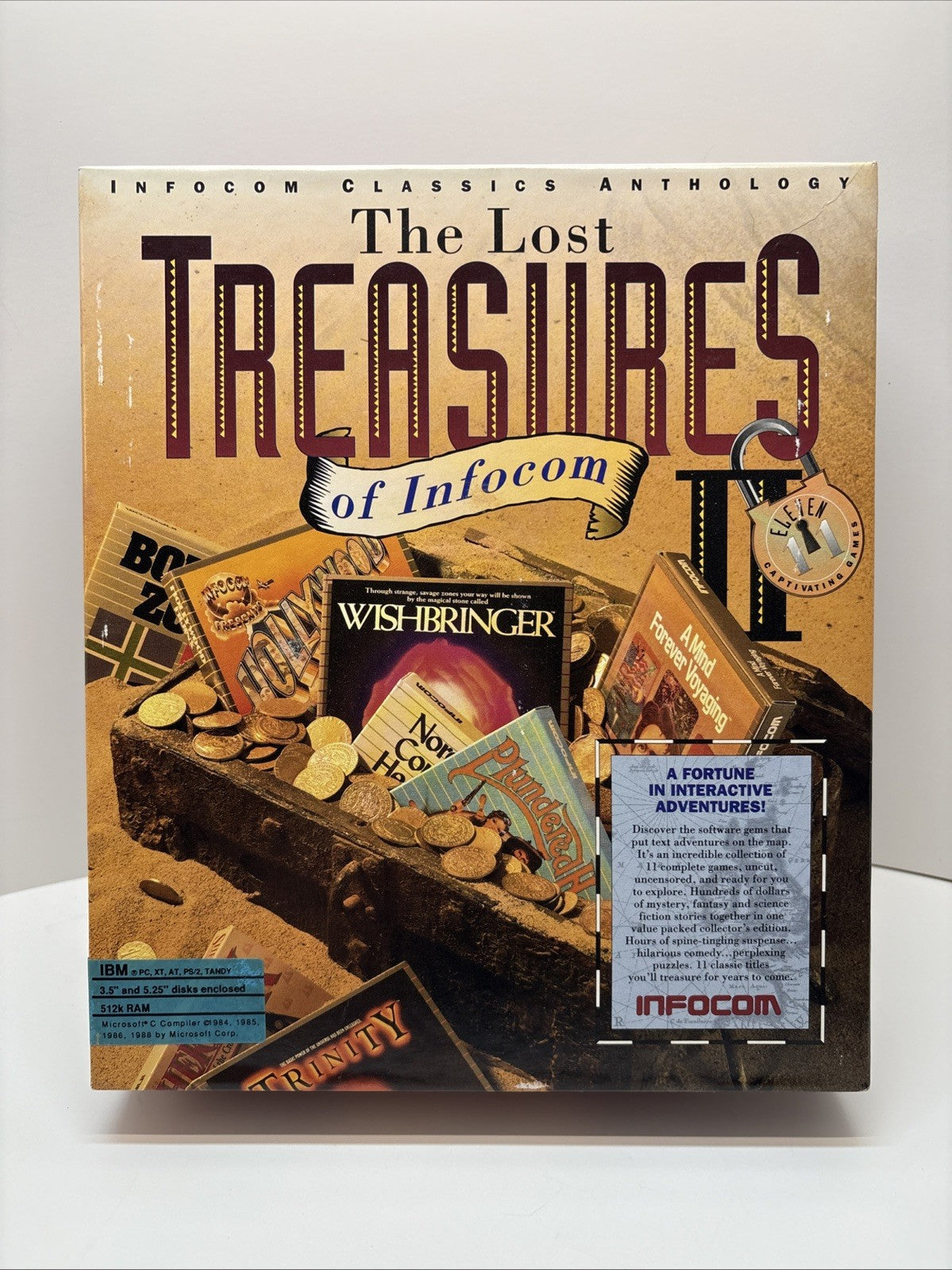 The Lost Treasures of Infocom II big box PC game