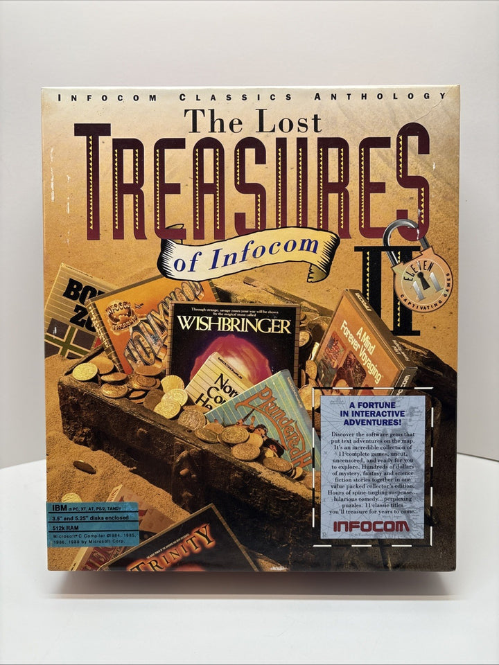 The Lost Treasures of Infocom II big box PC game