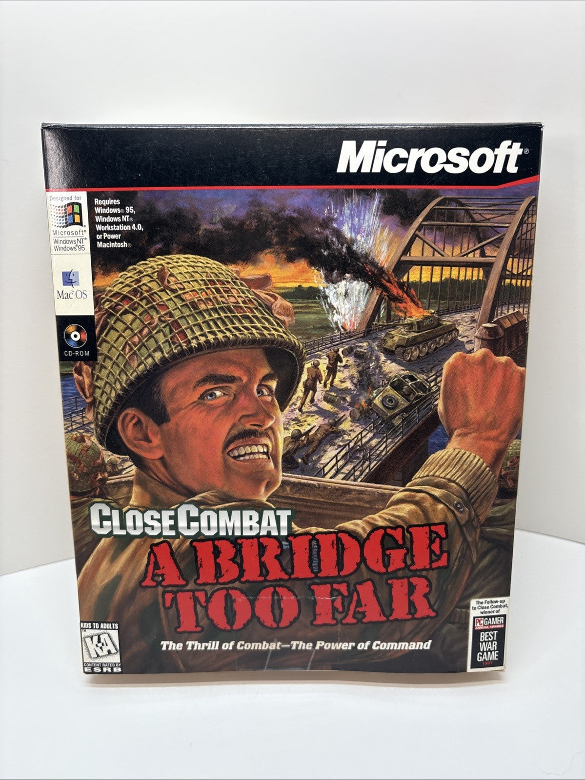 Close Combat: A Bridge Too Far (PC & Mac, 1997) Big Box