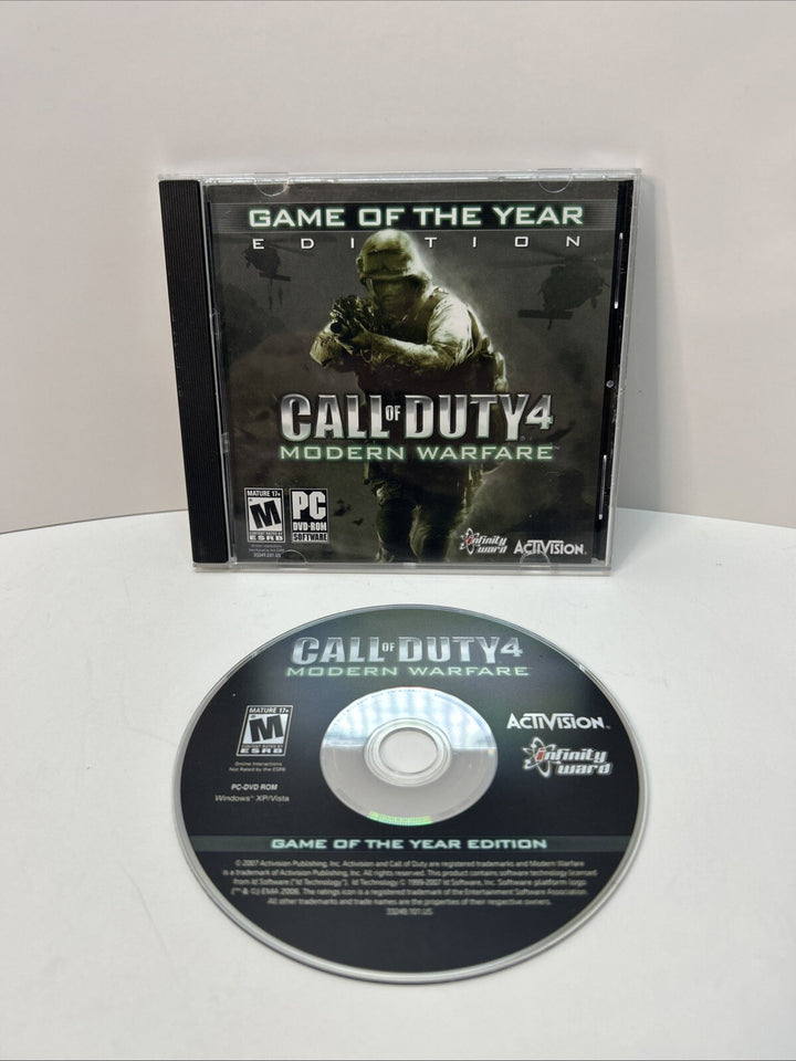Call of Duty 4: Modern Warfare PC Game (2007) - Complete - Game Of The Year GOTY