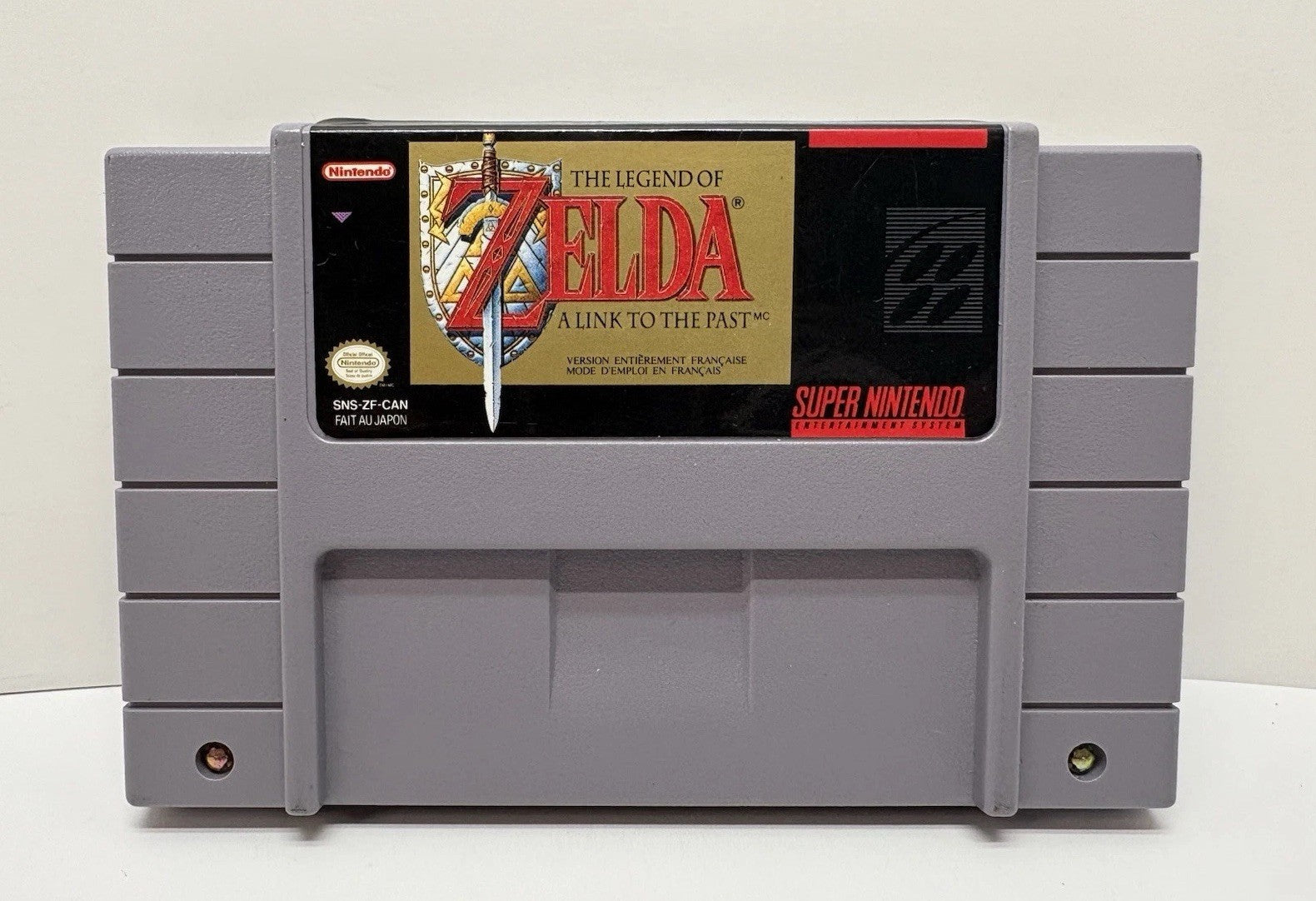 Legend Of Zelda: A Link To The Past (1991) French Canadian SNES Super Nintendo