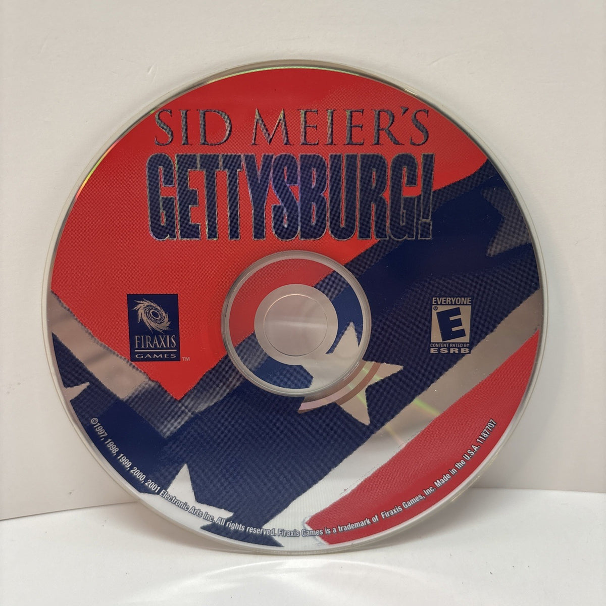 Sid Meier's Gettysburg (2001) PC CD-ROM DISC ONLY