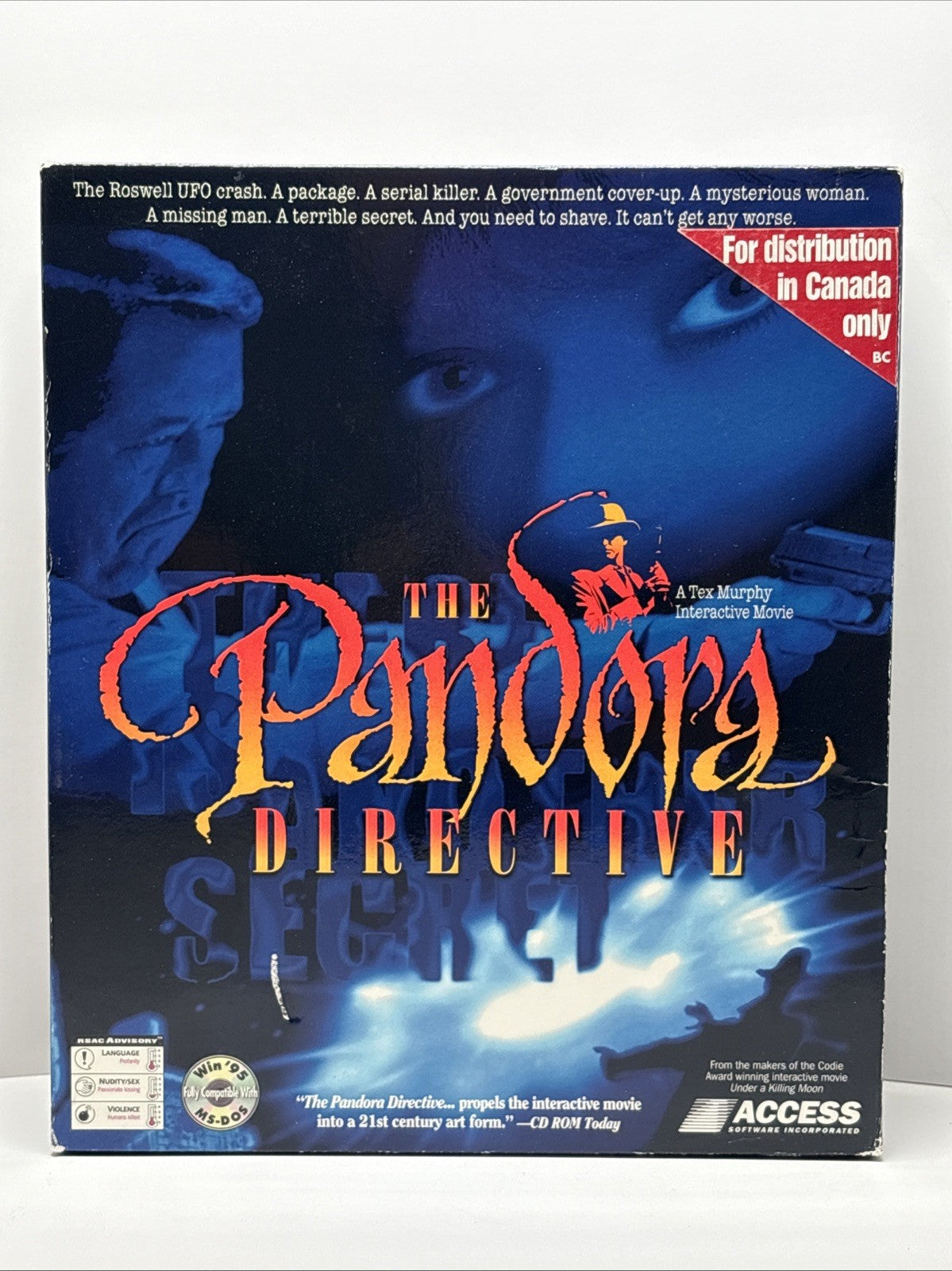 The Pandora Directive (1996)  - Big Box PC CD-ROM