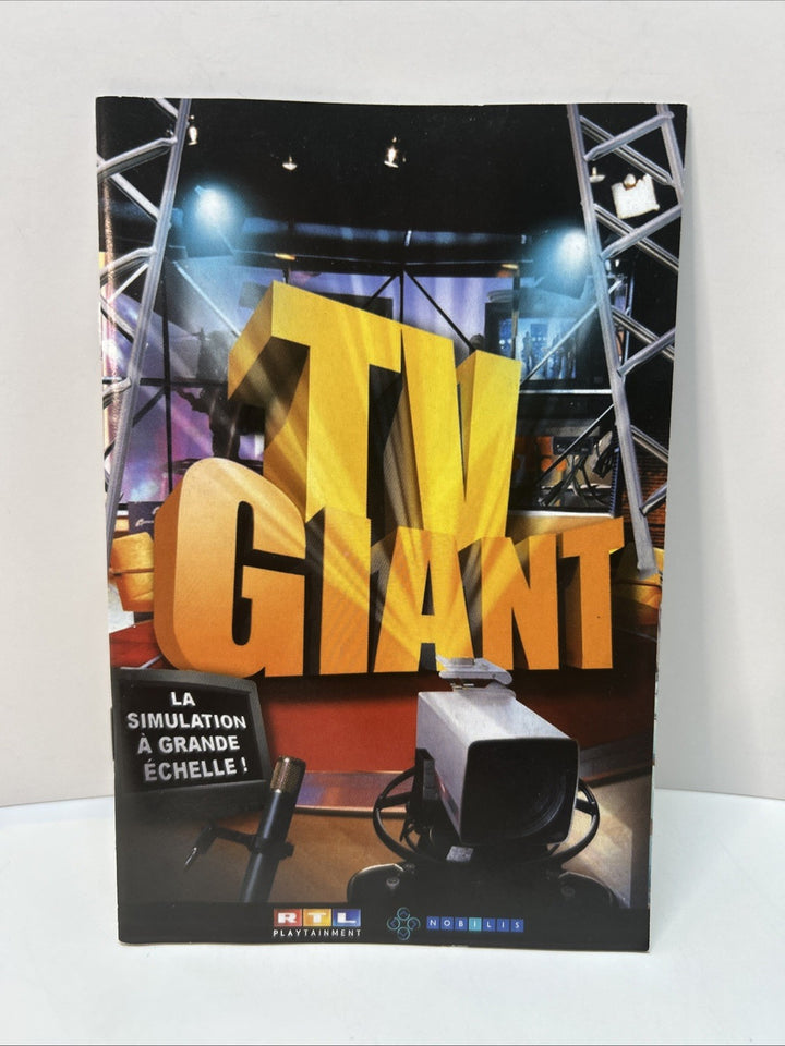 TV GIANT La Simulation à Grande Échelle Jeu PC - Manual Seulement
