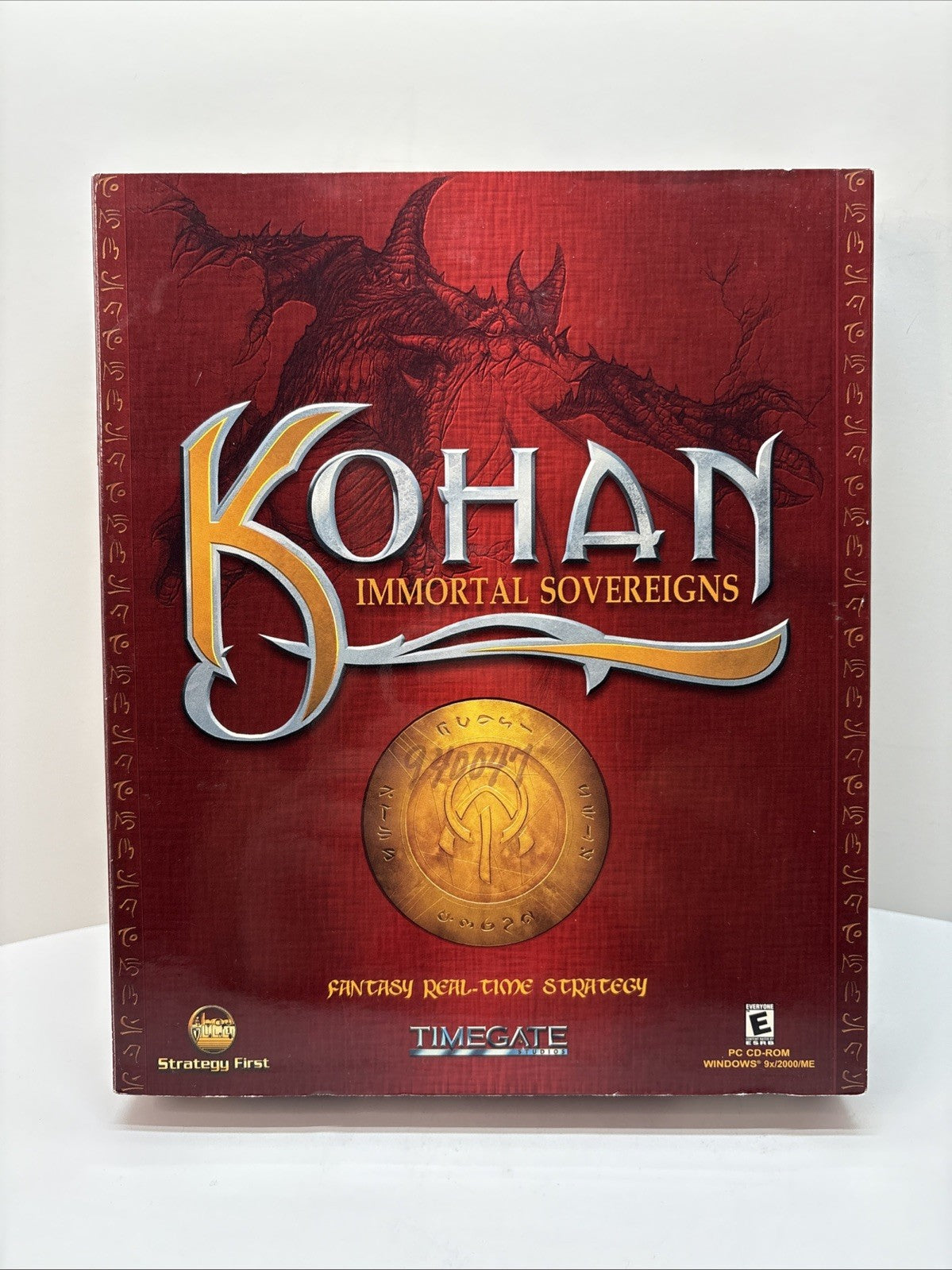 Kohan: Immortal Sovereigns (PC, 2001) Big Box - Video Game Studio Copy See Pics