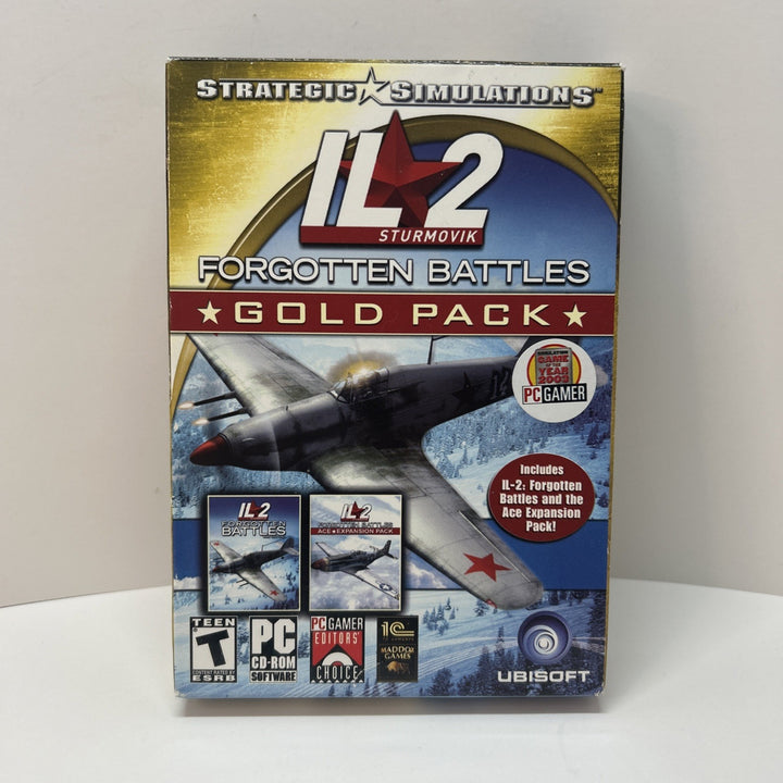 IL-2 Sturmovik: Forgotten Battles Gold Pack w/ Manual PC CD original