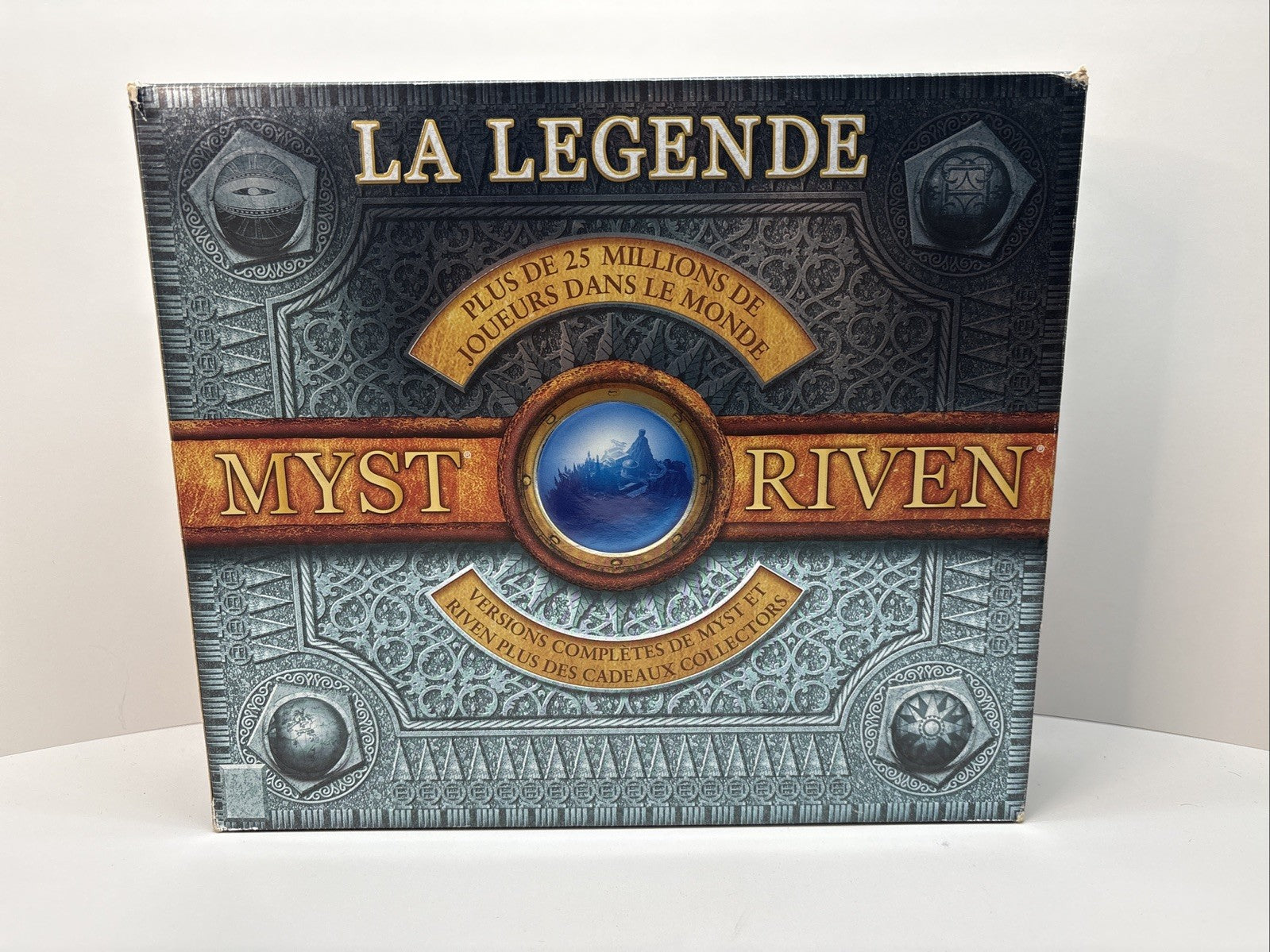 LA LEGENDE - MYST & RIVEN FIFTH ANNIVERSARY PC CD-ROM - 1996 BIG BOX - FRENCH