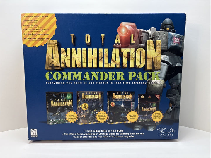 Total Annihilation Commander Pack  IBM PC CD-ROM Big Box game