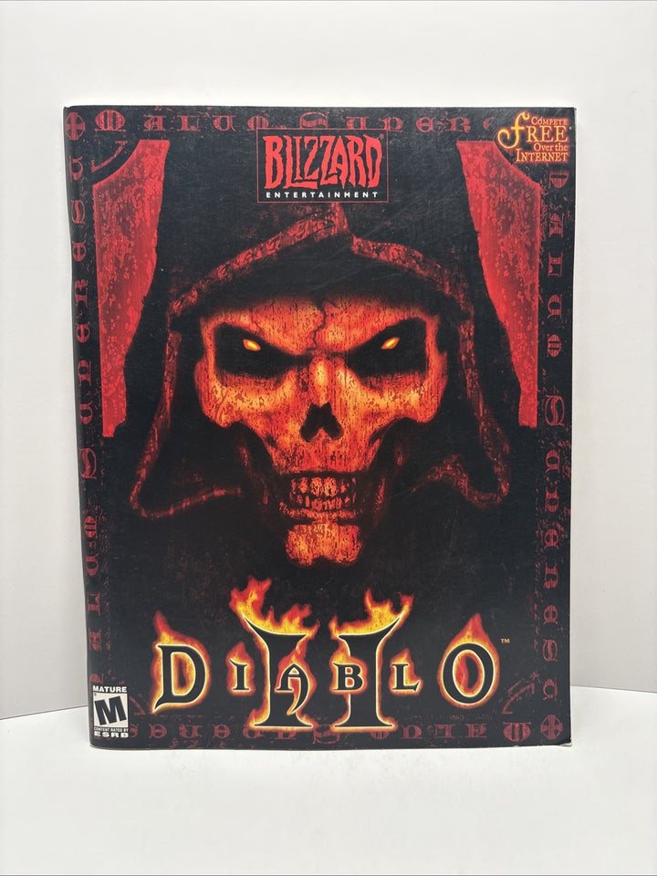 Diablo 2 II Game Instruction Manual Blizzard 2000 - Big Box Format