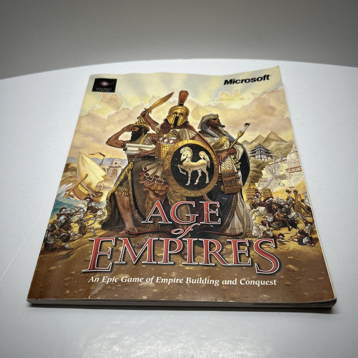 Microsoft Age of Empires (PC, 1997) Manual Only -Water Damage On Cover