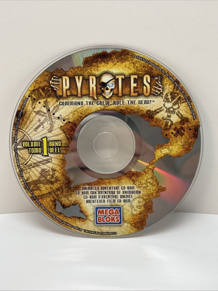 Mega Bloks Pyrates Command the Crew, Rule the Seas Vol. 1  (PC, 2005) Disc Only