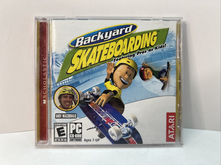 Backyard Skateboarding PC Game (2004) Andy McDonald Scholastic