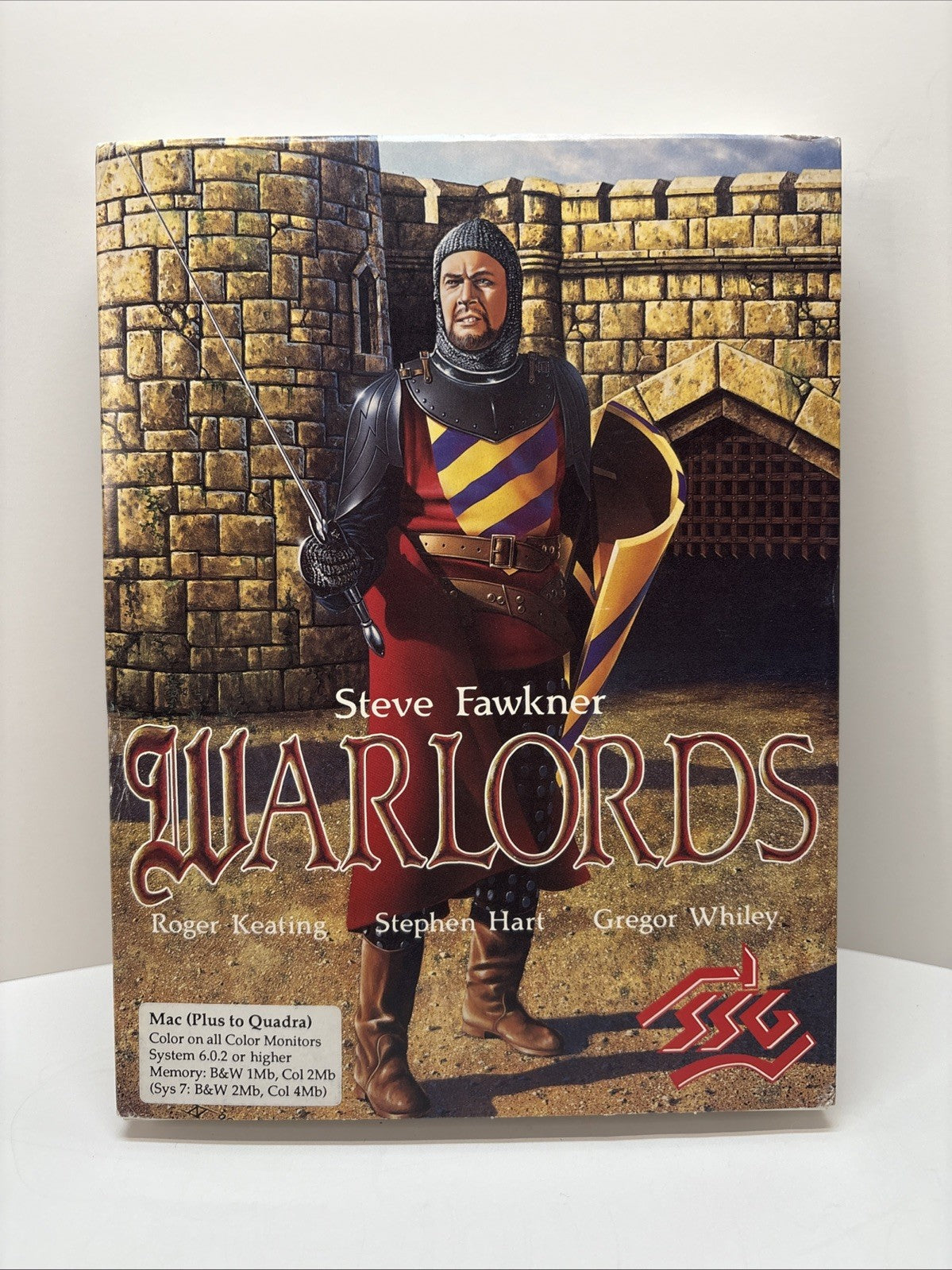 Warlords Mac Big Box Game SSG Steve Fawkner Strategy Macintosh 3.5” Disks