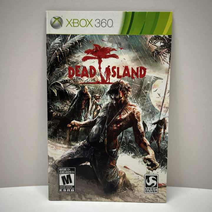 Dead Island (Microsoft Xbox 360, 2011) Instruction Manual Only