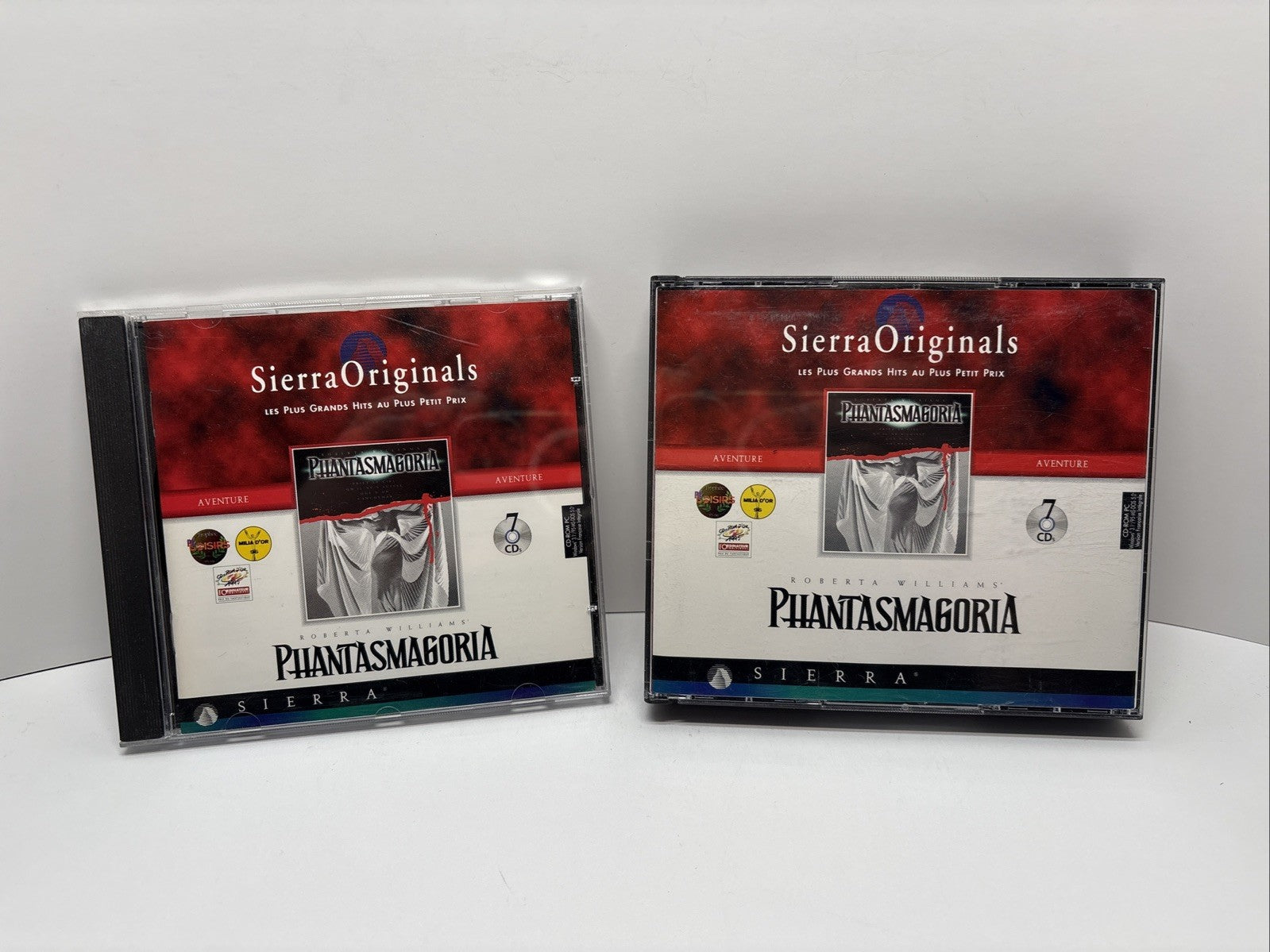 Phantasmagoria Sierra Original’s - PC CD-ROM 7 CD's Set -French - Français