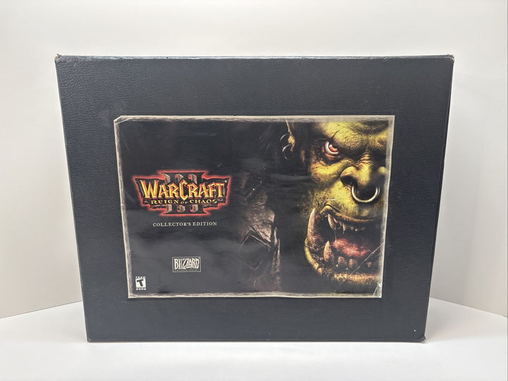 WarCraft III Reign Of Chaos Collectors Edition Blizzard 2002 - No Game See Pics