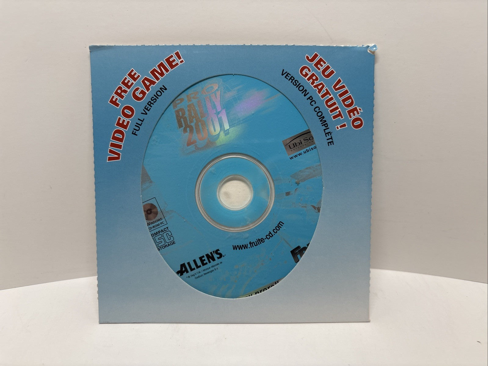 Pro Rally 2001 PC CD-ROM - Fruite - Allen’s Promo