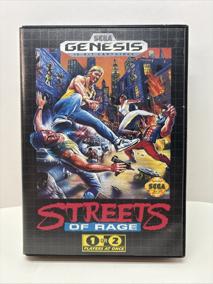 Streets of Rage 2 Sega Genesis 1992, Authentic No Manual