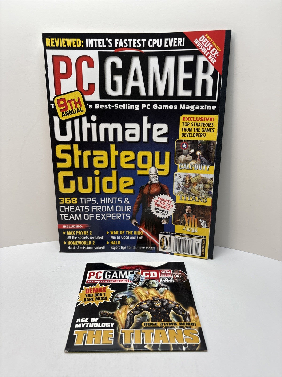 PC Gamer January 2004 Vol. 11 No. 1 Issue 119 - Ultimate Strategy + Demo Disc