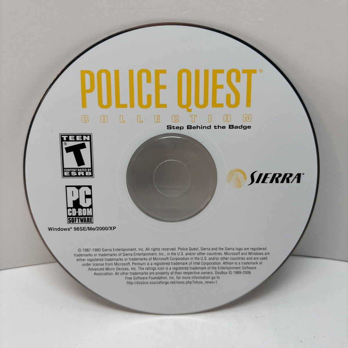 Police Quest Collection Step behind The Badge (2006) PC CD ROM - Disc Only