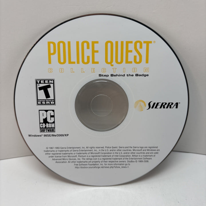 Police Quest Collection Step behind The Badge (2006) PC CD ROM - Disc Only