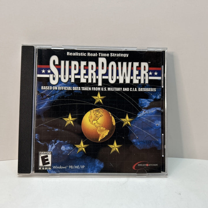 Super Power - PC - War On Terrorism - 98/ME/XP Simulator Jewel Case & Manual