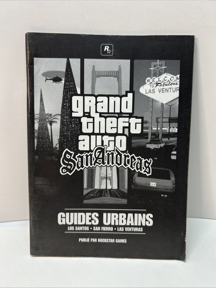 Grand Theft Auto San Andreas  (PC DVD-ROM 2005) Manual Only French Français