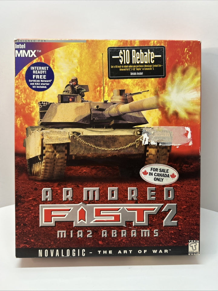 Armored Fist 2 PC - Novalgic - Damaged Box (sticker)