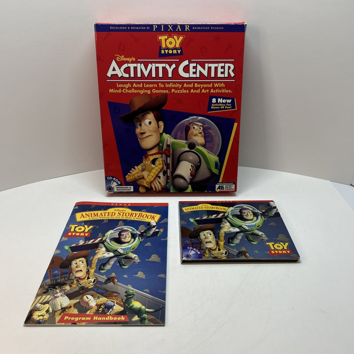 Toy Story Disney's Activity Center  & Animated Story Book PC  (Win/Mac, 1996)
