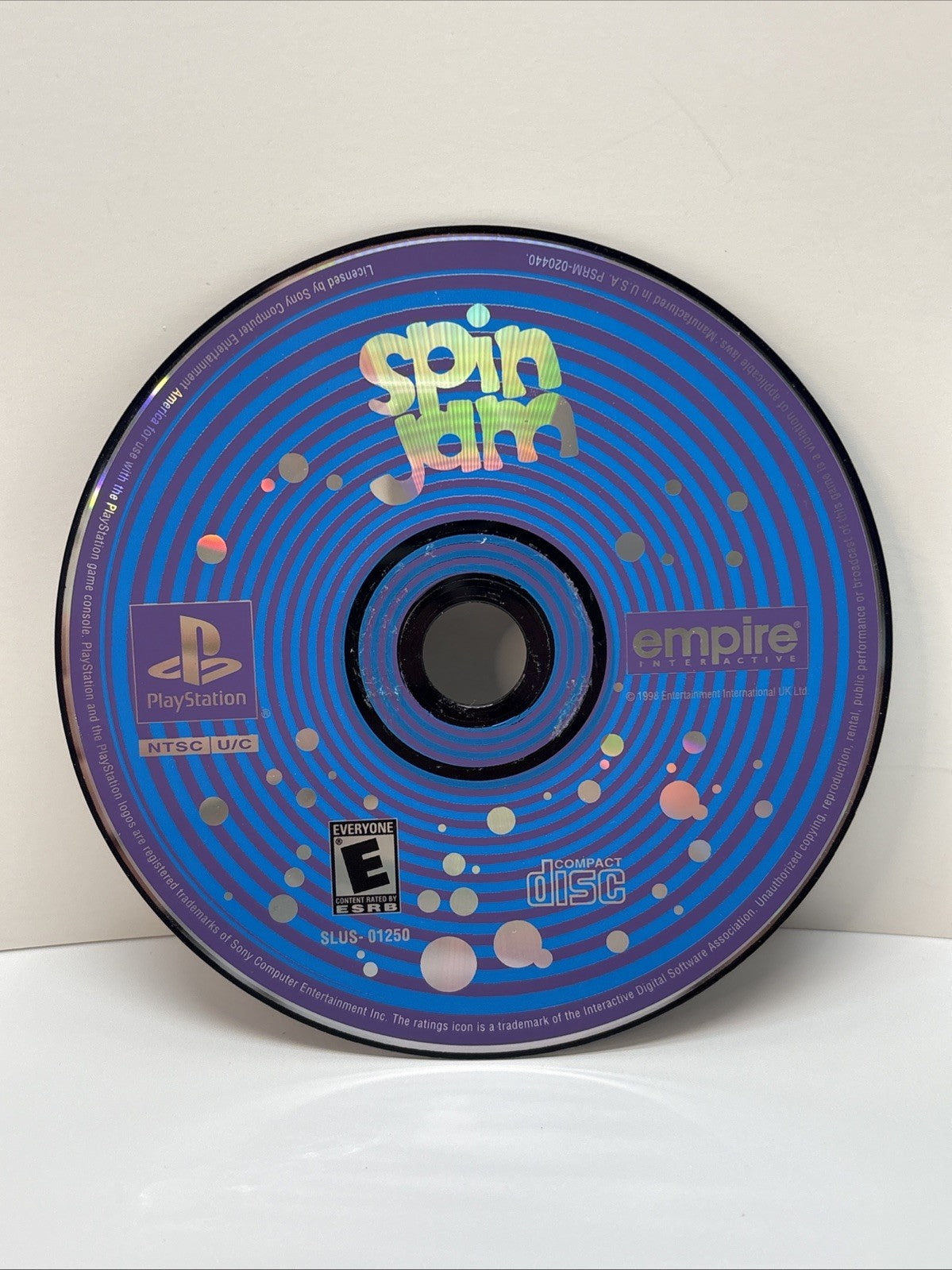 Spin Jam (Sony PlayStation 1, 2000) PS1 DISC ONLY